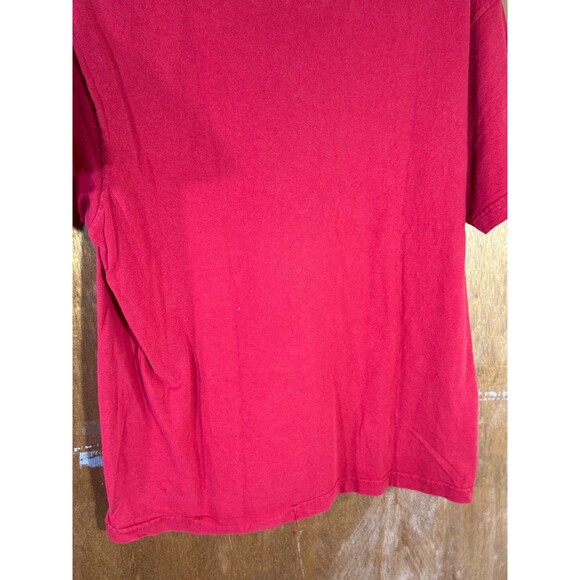 Vintage Tommy Hilfiger Red Blank Shirt Logo Men’s Small S - Picture 7 of 8
